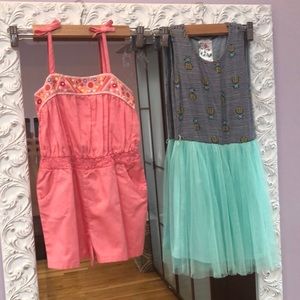 Both 5T Romper and Dress.